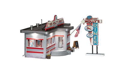 Woodland Scenics BR5870 O Scale Miss Molly's Diner