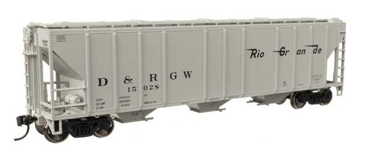 Walthers Mainline 910-49409 HO Scale 50' PS2-CD Hopper RTR DRGW #15028