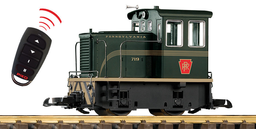 Piko 38516 G Scale PRR 25-Ton Diesel Battery R/C w/Sound