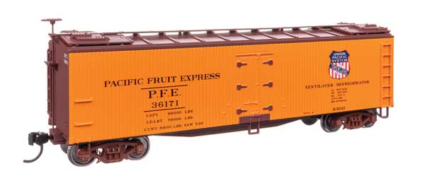 Walthers Mainline 910-41230 HO Scale 40' Early Reefer RTR PFE #36171