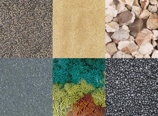 Busch 7068 A Scale Complete Railroad Ballast & Embankment Set