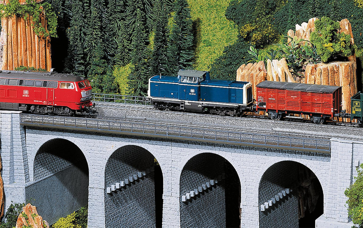 Faller 120477 HO Scale Straight Cut Stone Viaduct Top Section