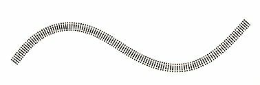 Atlas 500 HO Code 83 Flex-Track - 36" 91.4cm Long Section Brown Ties