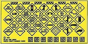 Blair Line 110 HO Scale Highway Signs Warning #4 1948-Present