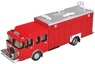 Walthers SceneMaster 949-13802 HO Scale Hazardous Materials Fire Truck