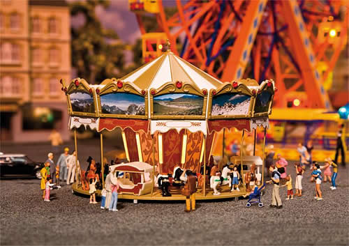 Faller 140316 HO Scale Children's Merry-Go-Round - Kit