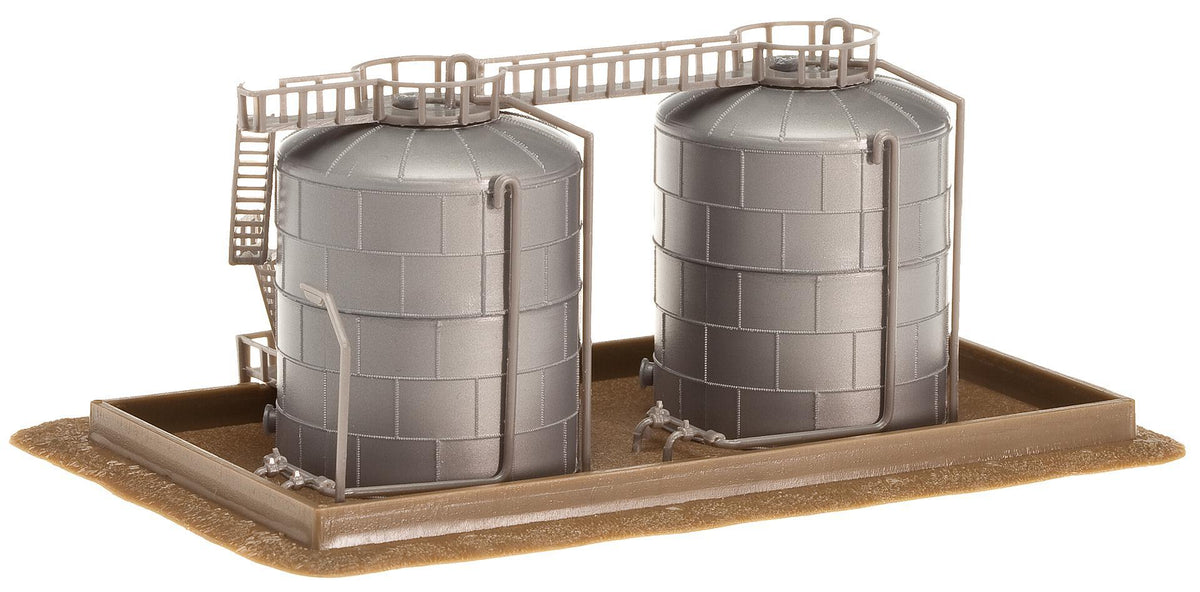 Faller 222131 N Scale 2 Oil Storage Tanks Model Kit