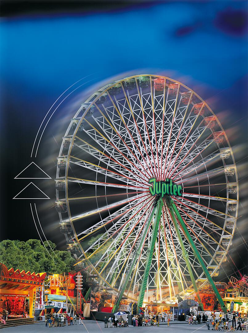 Faller 140470 HO Scale Jupiter Ferris Wheel with Motor Kit
