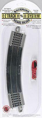 Bachmann 44502 HO Scale E-Z Track Curved Track Nickel Silver Gray