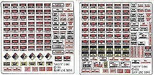 Blair Line 152 HO Scale Storefront & Advertising Signs Safety