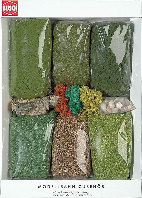 Busch 7190 A Scale Scenery Construction Set