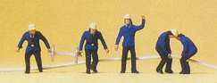 Preiser 79117 N Scale Firefighters -- set #3