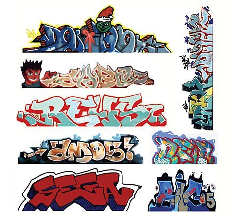 Blair Line 2246 HO Scale Graffiti Decals Mega Set Set #3 pkg(8)