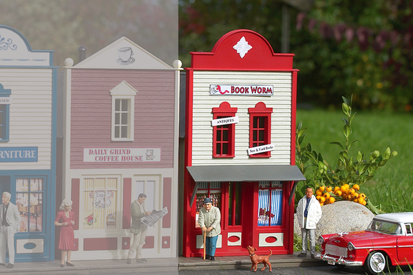 Piko 62724 G Scale Qwik-Kit Book Worm Book Shop Kit