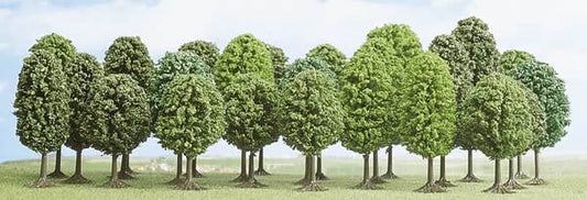 Busch 6487 A Scale Deciduous Trees -- Assortment pkg(25)