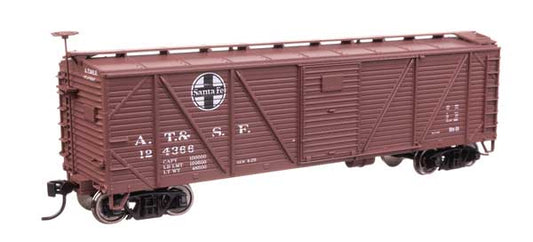 Walthers Mainline 910-40704 HO Scale 40' ARA Boxcar RTR Santa Fe #124366