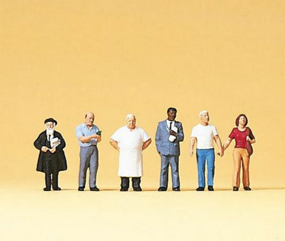 Preiser 79165 N Scale Pedestrians -- Street Scene