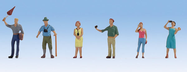 Noch 15472 HO Scale Recreation & Sports -- Tour Group pkg(6)