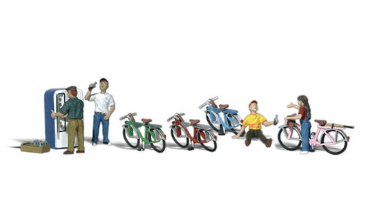 Woodland Scenics A2194 N Scale Bicycle Buddies