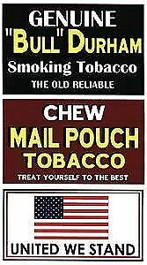Blair Line 2255 HO Scale Barn Sign Decals Set #6 - Chew Mail Pouch