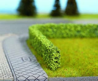 Noch 21512 All Scale Hedges - 19-5/8" 50cm Long -- Light Green (2)