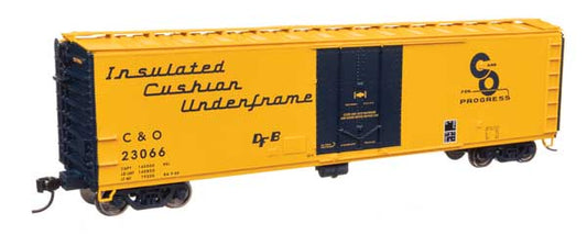 Walthers Mainline 910-2856 HO Scale 50' PC&F Insulated Boxcar C&O #23066