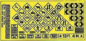 Blair Line 105 HO Scale Highway Signs Warning #1 1971-Present