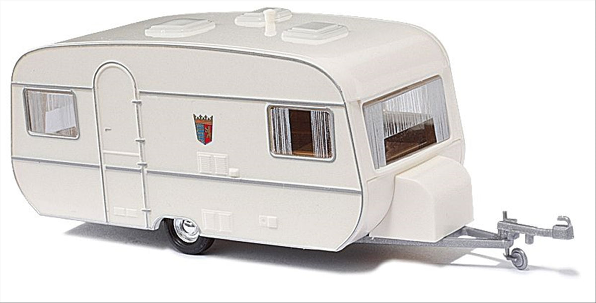 Busch 44960 HO Scale 1971 Tabbert Caravan Model
