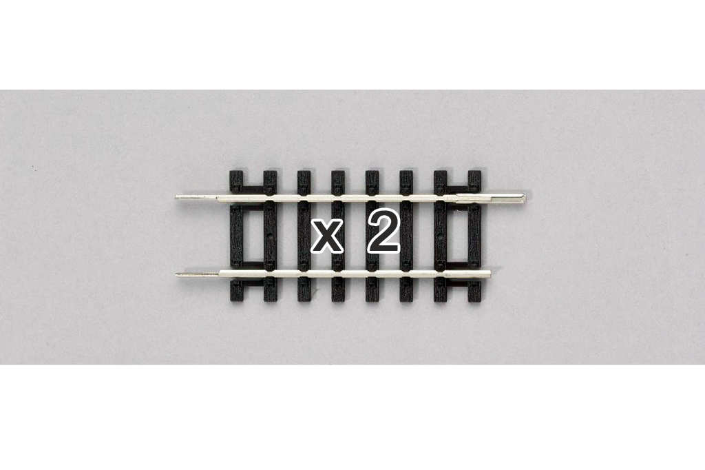 Piko 55207 HO Scale Adapter Track Old PIKO 62mm Box of 2