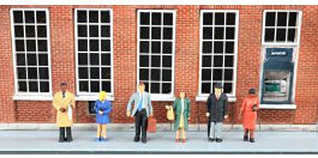 Bachmann 33120 HO Scale SceneScapes Figures Standing Office Workers