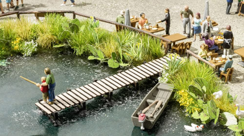 Noch 14223 HO Scale Small Fishing Pier -- Kit