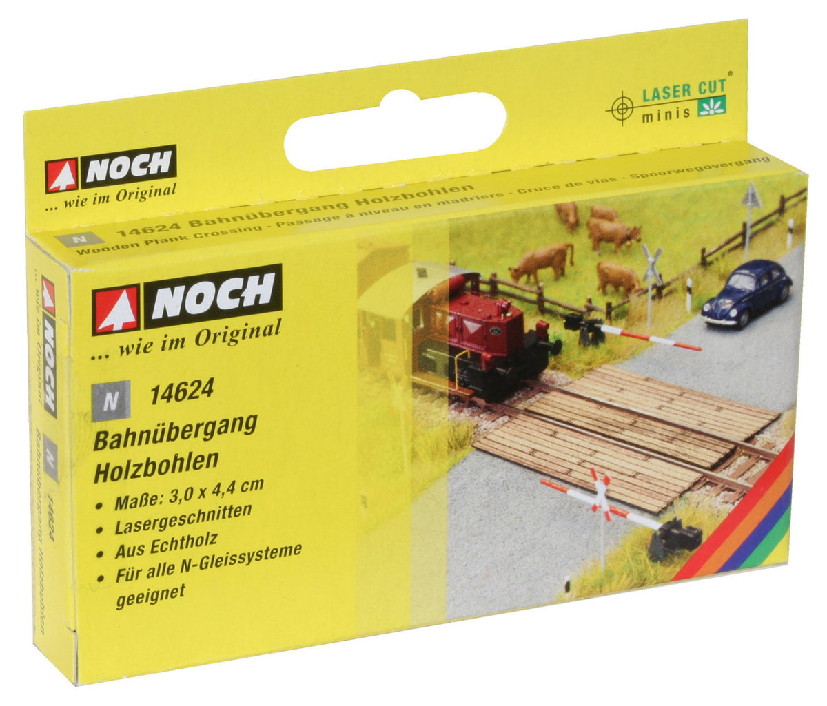 Noch 14624 N Scale Wooden Plank Crossing Laser-Cut Kit