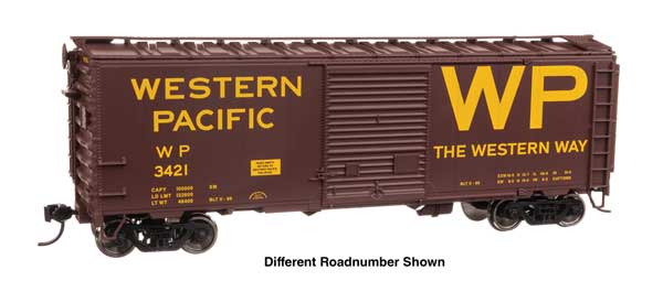 Walthers Mainline 910-45226 HO Scale 40' ACF Welded Boxcar RTR WP #3423