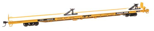 Walthers Mainline 910-5736 HO Scale 89' Channel Flatcar Trailer-Train #150315