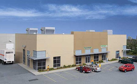 Walthers Cornerstone 933-4132 HO Scale Small Business Center -- Kit