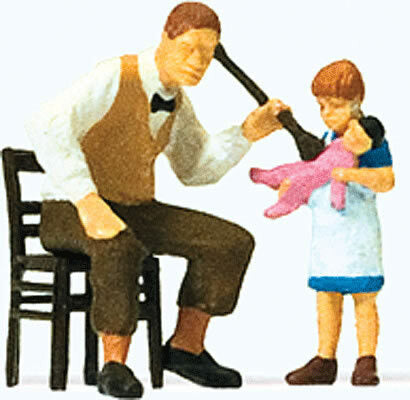 Preiser 28155 HO Scale Individual Figure -- Puppet Doctor