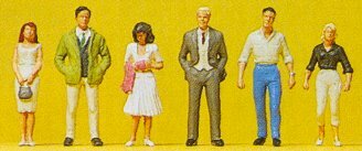 Preiser 10022 HO Scale Pedestrians -- Passers-By