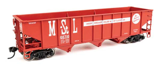 Walthers Mainline 910-56713 HO Scale 70-Ton AAR Hopper RTR M&StL #66716
