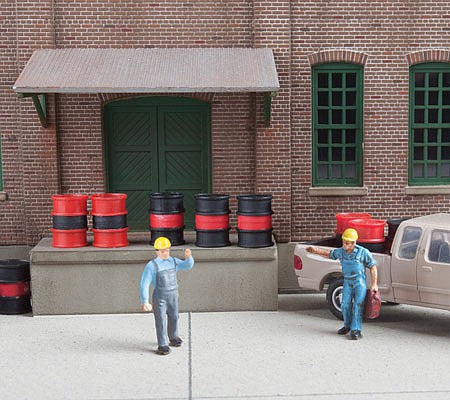 Walthers SceneMaster 949-4152 HO Scale Oil Drums pkg(24) -- Kit