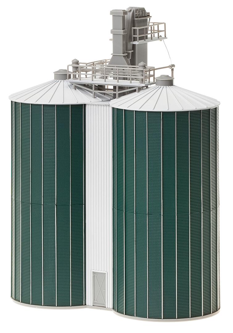 Faller 120260 HO Scale Double Silo with Elevator Kit