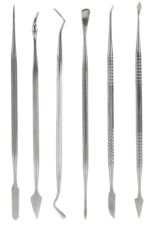 Faller 170545 All Scale Stainless Modeling Spatula Set, Pack of 6