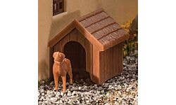 Walthers SceneMaster 949-4147 HO Dog & Kennel Doghouse Kit