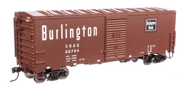 Walthers Mainline 910-1206 HO Scale 40' AAR 1948 Boxcar CB&Q #60784