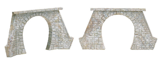 Faller 120561 HO Scale 2 Single-Track Steam Tunnel Portals Kit