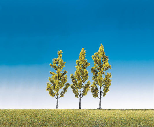 Faller 181420 HO Scale 3 Birch Trees, 130mm pkg(3)