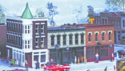 Walthers Cornerstone 933-3029 HO Scale Merchant's Row II -- Kit