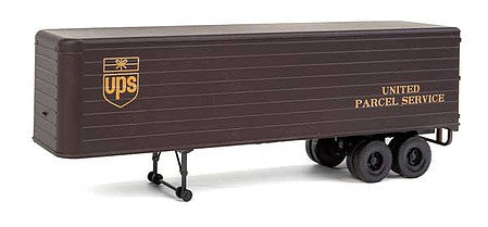 Walthers SceneMaster 949-2428 HO Scale 35' Fluted-Side Trailer 2-Pack - UPS