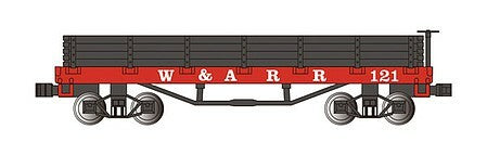 Bachmann 15451 N Scale Old-Time Wood Gondola Western & Atlantic #