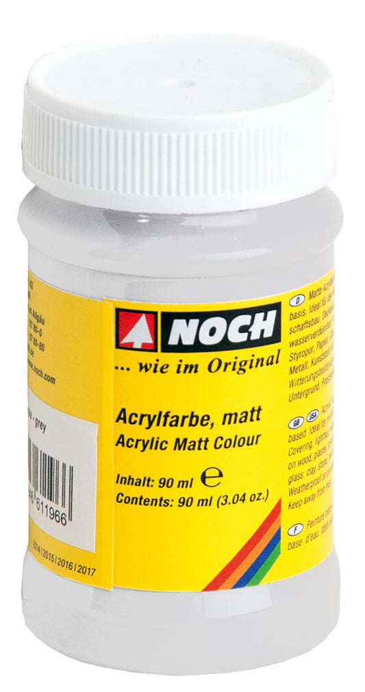 Noch 61190 All Scale Acrylic Matt 90ml Bottle -- White