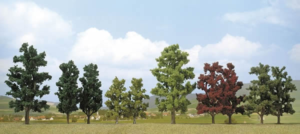 Busch 6949 HO Scale Beech Trees pkg (2) -- 115mm